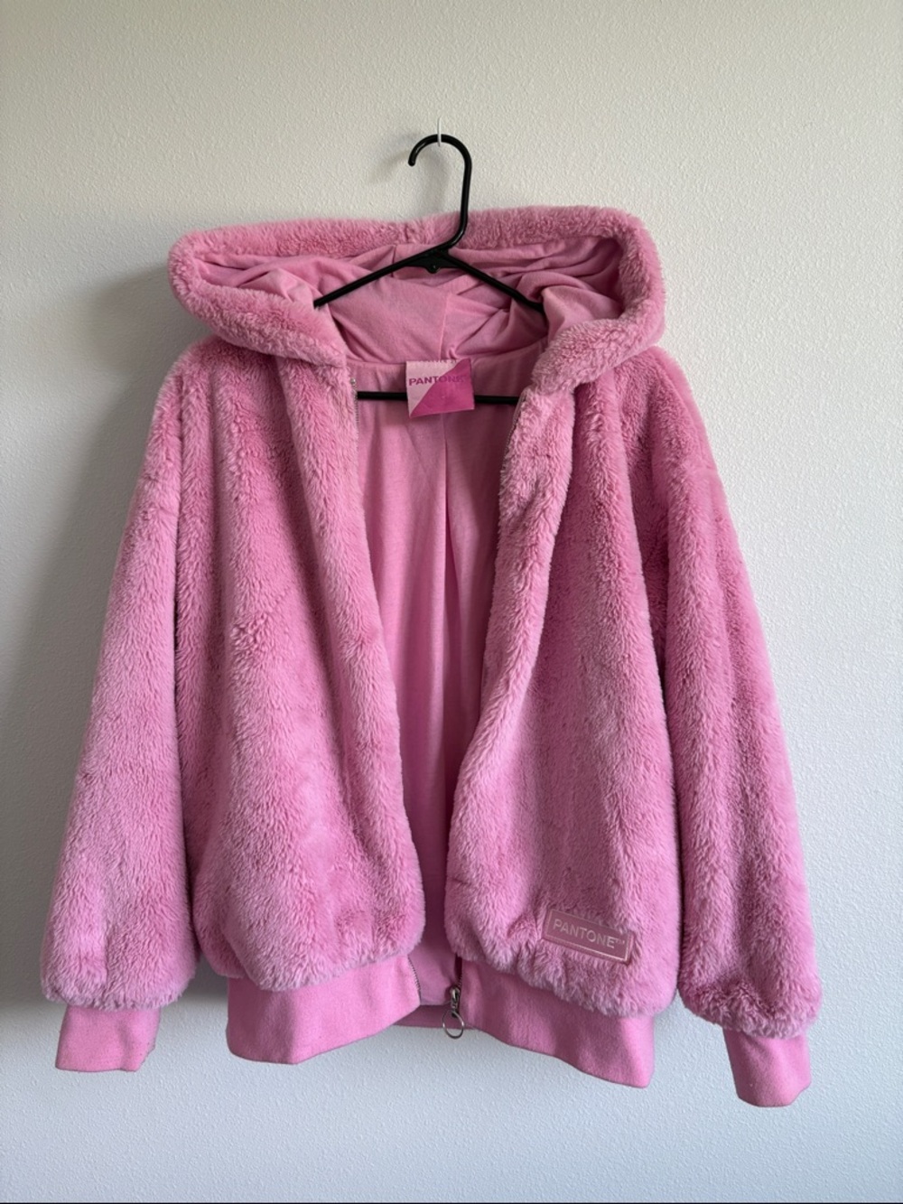 Forever 21 X Pantone Plush Pink Hooded Jacket